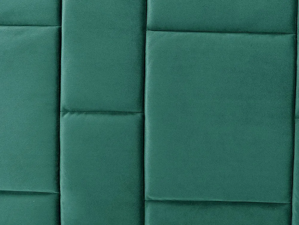 Vente-unique Tête de lit 140 cm - Velours - Vert - HERMINE* Tête De Lit