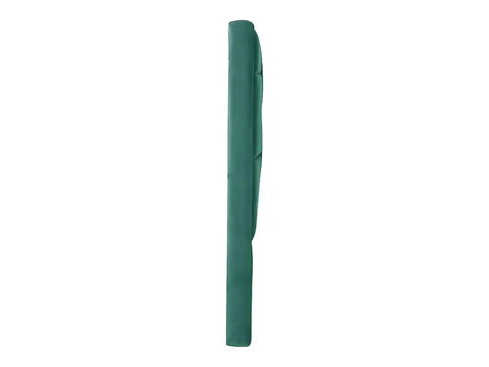 Vente-unique Tête de lit 140 cm - Velours - Vert - HERMINE* Tête De Lit
