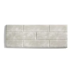 Tête de lit - - 100 Briques - Tissu Anti-Tache - 112x57x5 cm - Design Contemporain>Eccox Outlet