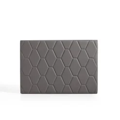 Tête de lit - - Agata - Similicuir gris - Style scandinave - Fabrication espagnole>Eccox Clearance
