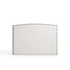 Eccox Tête de lit - - Ambar - Similicuir blanc - 115x115x8 cm - Aquaclean antitache* Tête De Lit