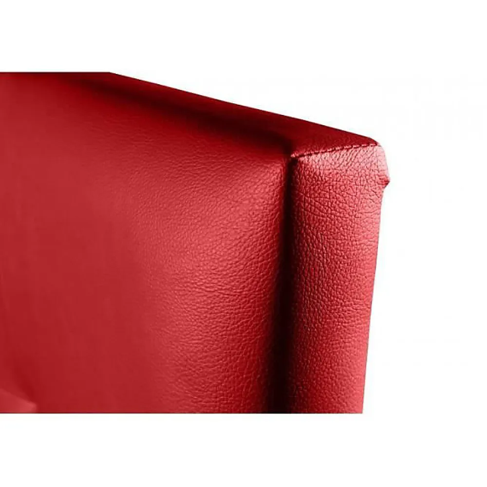 Tête de lit - - Aster - Similicuir rouge - 115 cm - Design contemporain - Anti-taches>Eccox Outlet