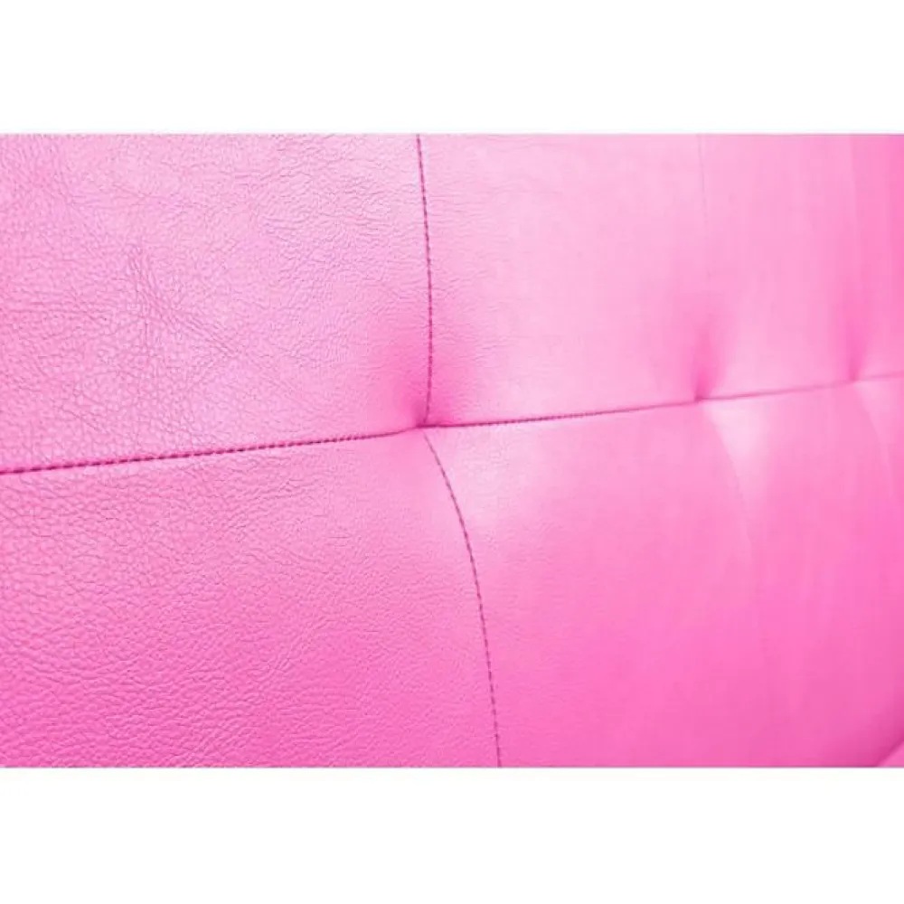 Eccox Tête de lit - - Aster - Similicuir rose - 145 cm - Épaisseur 8 cm - Garantie 2 ans* Tête De Lit