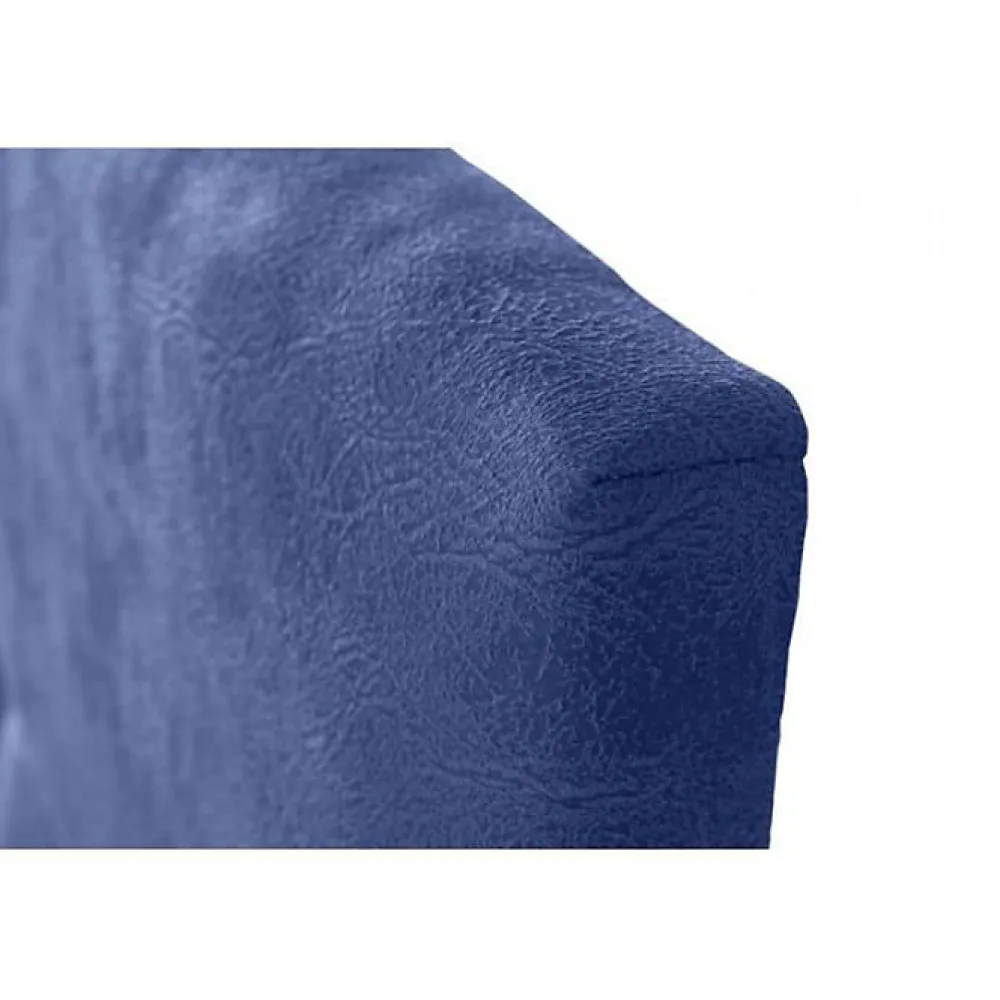 Eccox Tête de lit - - Dalia - Tissu Aqualine - Bleu - 145 cm - Rembourrée* Tête De Lit