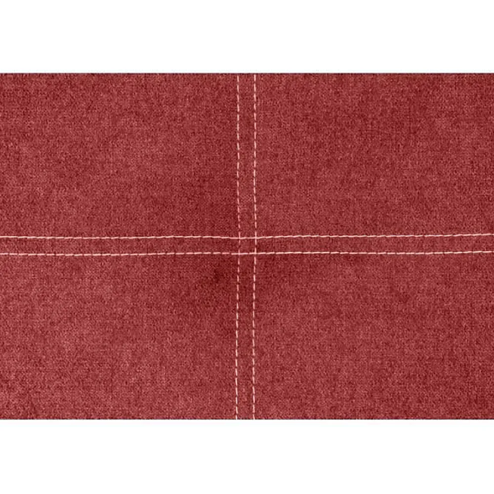 Tête de lit - - Dalia - Tissu Aqualine - Rouge - 190 cm - Rembourrée>Eccox