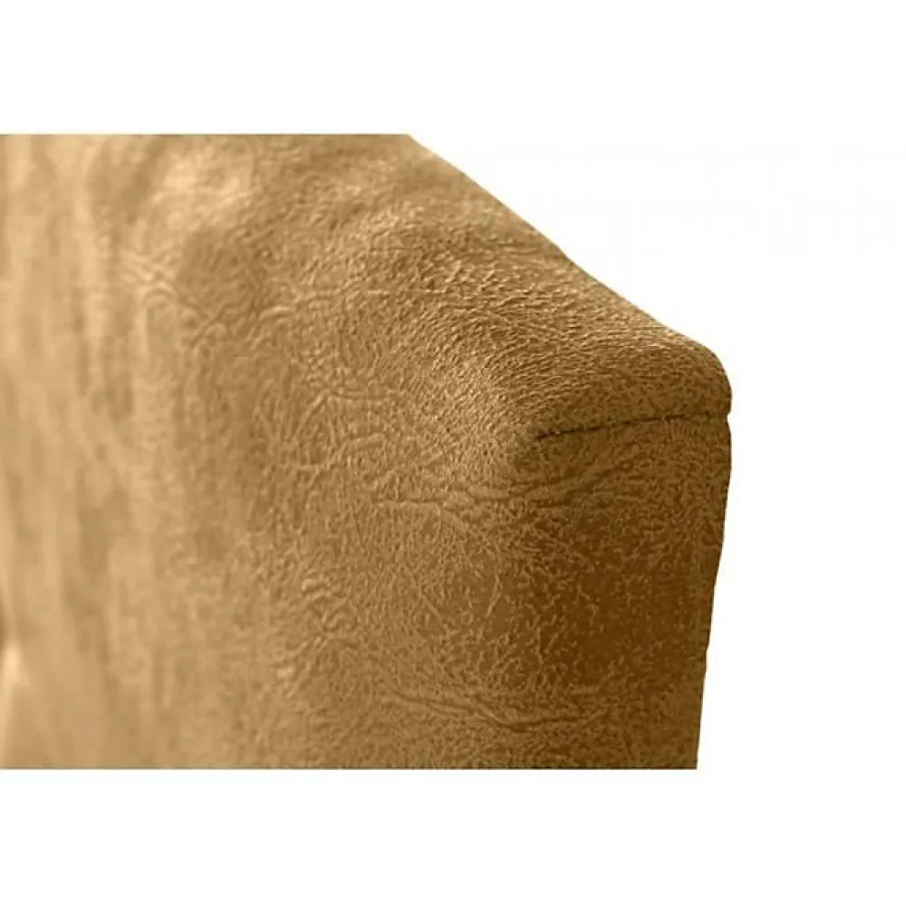 Eccox Tête de lit - - Dalia - Tissu Aqualine Jaune - 115 cm - Rembourrée et moderne* Tête De Lit