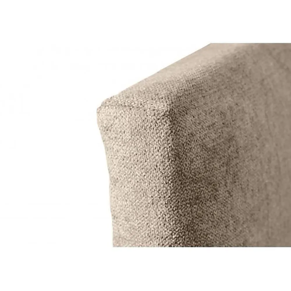 Eccox Tête de lit - - Dalia - Tissu anti-taches Aqualine - Beige - 130 cm* Tête De Lit