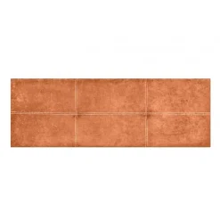 Tête de lit - - Dalia - Tissu Aqualine - Orange - 220 cm - Rembourrée><noscript><img width=