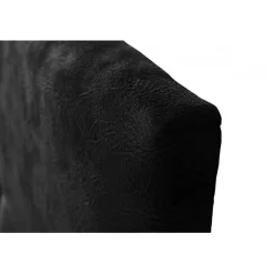 Eccox Tête de lit - - Dalia - Tissu Aqualine Noir - 160 cm - Rembourrée - Design contemporain* Tête De Lit