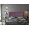 Eccox Tête de lit - - Dalia - Tissu Aqualine - Violet - 160 cm - Rembourrée* Tête De Lit