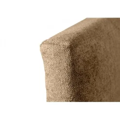 Eccox Tête de lit - - Dalia - Tissu anti-taches Aqualine - 100 cm - Marron* Tête De Lit