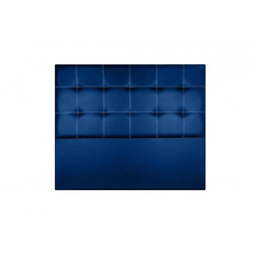 Eccox Tête de lit - - Iris - Similicuir bleu - 115 cm - Design contemporain* Tête De Lit