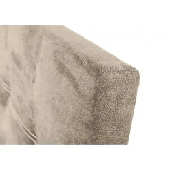Tête de lit - - Iris - Tissu antitache - Beige - 160 cm - Design contemporain><noscript><img width=