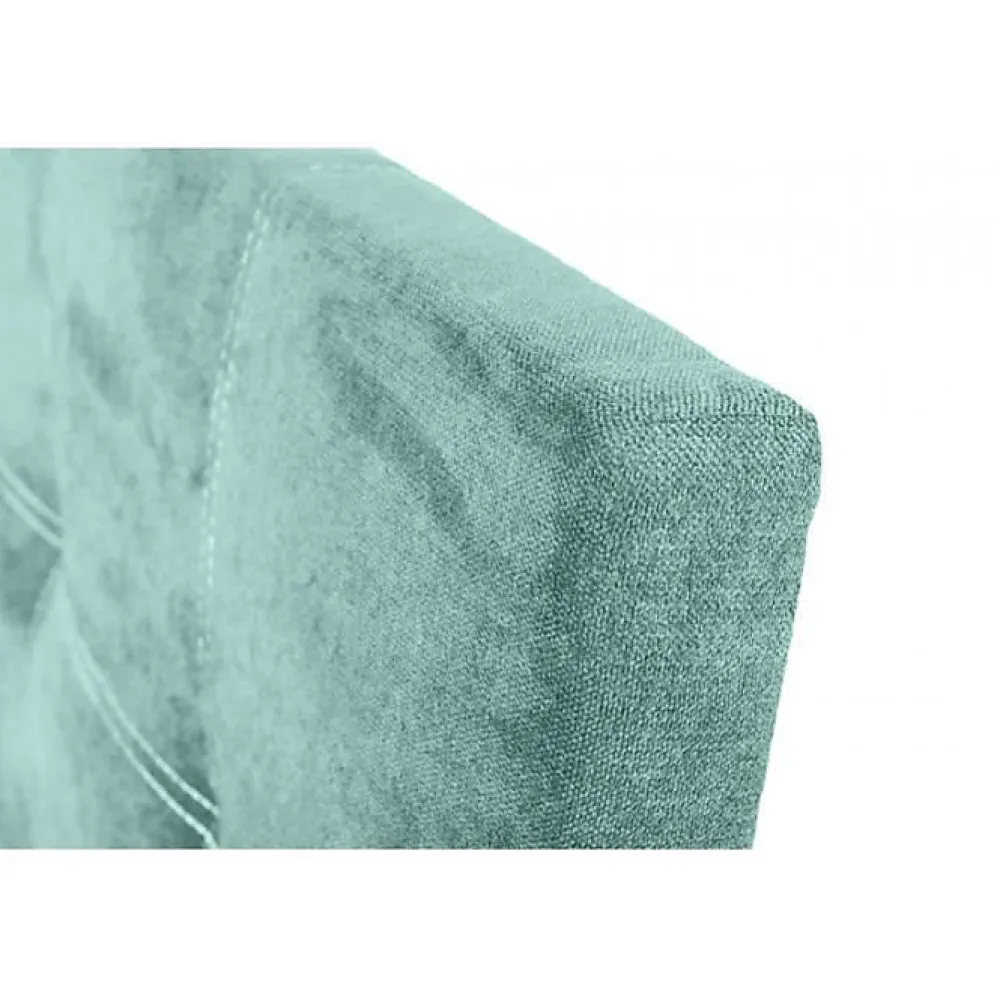 Eccox Tête de lit - - Iris - Tissu antitache - Vert - 145 cm de largeur* Tête De Lit