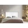 Eccox Tête de lit - - Lily - Similicuir blanc - 130 cm - Design moderne et élégant* Tête De Lit