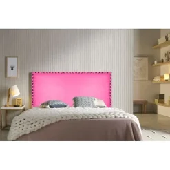 Eccox Tête de lit - - Lily - Similicuir rose - 145 cm - Design moderne et élégant* Tête De Lit