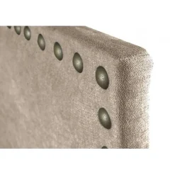 Tête de lit - - Lily - Tissu beige - Antitache - Fabrication espagnole><noscript><img width=