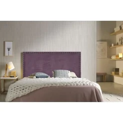 Tête de lit - - Lirio - Tissu violet - Antitache - 160 cm de large>Eccox Sale