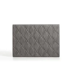 Eccox Tête de lit - - Rubi - Tissu Aquaclean - Gris - 160x115x8 cm* Tête De Lit