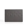Tête de lit - - Zafiro - Similicuir - Gris - 160 cm - Aquaclean>Eccox Outlet