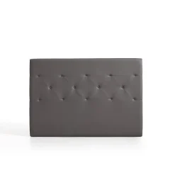 Tête de lit - - Zafiro - Similicuir - Gris - 160 cm - Aquaclean>Eccox Outlet