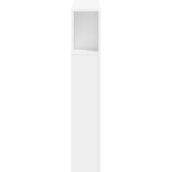 Vidaxl Tête de lit à LED blanc 120x18,5x103,5 cm bois d'ingénierie* Tête De Lit