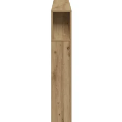 Tête de lit à LED chêne artisanal 200x18,5x103,5 cm><noscript><img width=