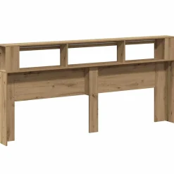 Vidaxl Tête de lit à LED chêne artisanal 220x18,5x103,5 cm* Tête De Lit