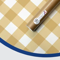 Tête de lit - Vichy - intissé 225g/m² - pré-encollé - Jaune - 110x180cm><noscript><img width=