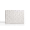 Eccox Tête de lit Agata en similicuir blanc pour lit 80 115x115x8.* Tête De Lit