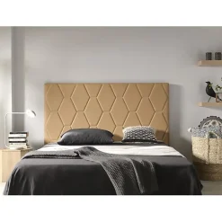 Tête de lit Agata en similicuir camel pour lit 135 154x115x8.>Eccox Best