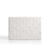 Tête de lit Agata en similicuir blanc pour lit 105 115x115x8.>Eccox Discount
