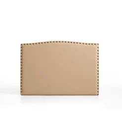 Eccox Tête de lit Ambar en similicuir camel pour lit 135 154x115x8.* Tête De Lit