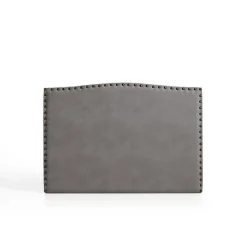 Eccox Tête de lit Ambar en tissu gris pour lit 105 115x115x8.* Tête De Lit