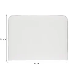 Idimex Tête de lit ARIELA 90 avec fixation murale - Blanc* Tête De Lit