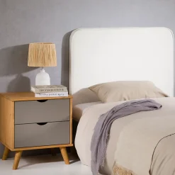 Idimex Tête de lit ARIELA 90 avec fixation murale - Blanc* Tête De Lit