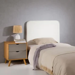 Idimex Tête de lit ARIELA 90 avec fixation murale - Blanc* Tête De Lit
