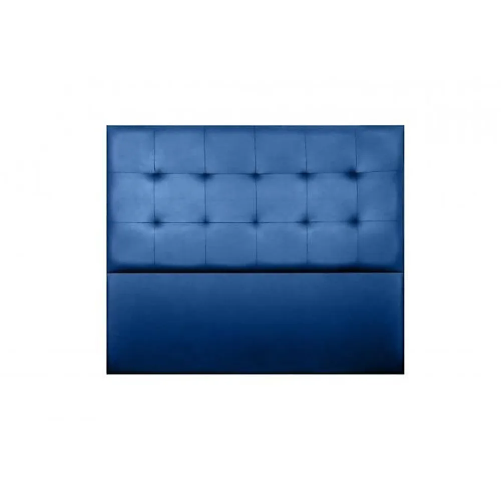 Tête de lit Aster en similicuir bleu 90>Eccox Discount