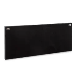 Tête de lit Aura recouverte de tissu Gris Foncé 140x60 cm><noscript><img width=