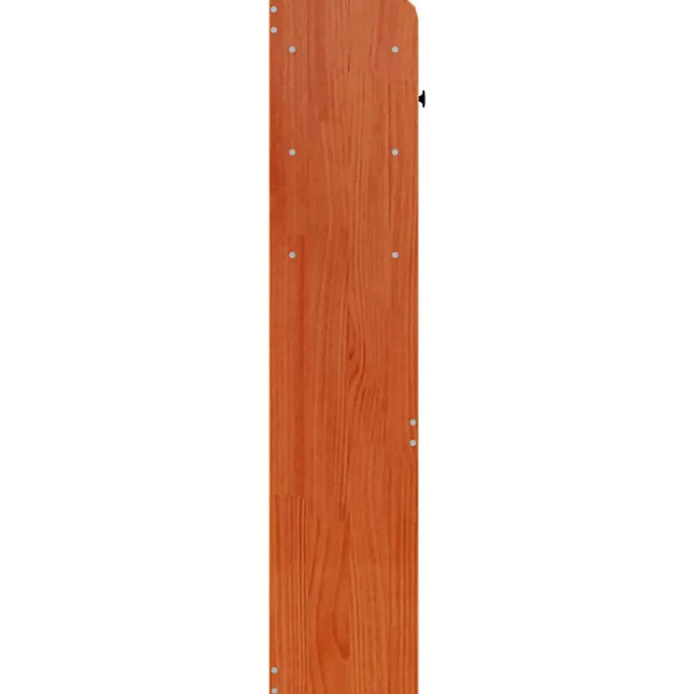 Tête de lit avec rangement cire marron 160cm bois massif de pin>Vidaxl New