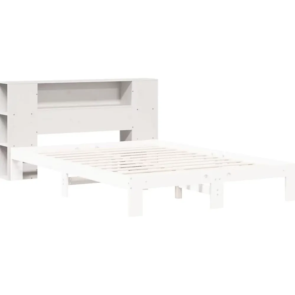 Vidaxl Tête de lit avec rangement blanc 160 cm bois massif de pin* Tête De Lit