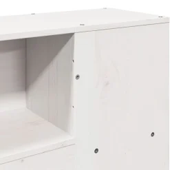 Vidaxl Tête de lit avec rangement blanc 160 cm bois massif de pin* Tête De Lit