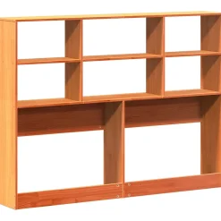 Vidaxl Tête de lit avec rangement cire marron 160cm bois massif de pin* Tête De Lit