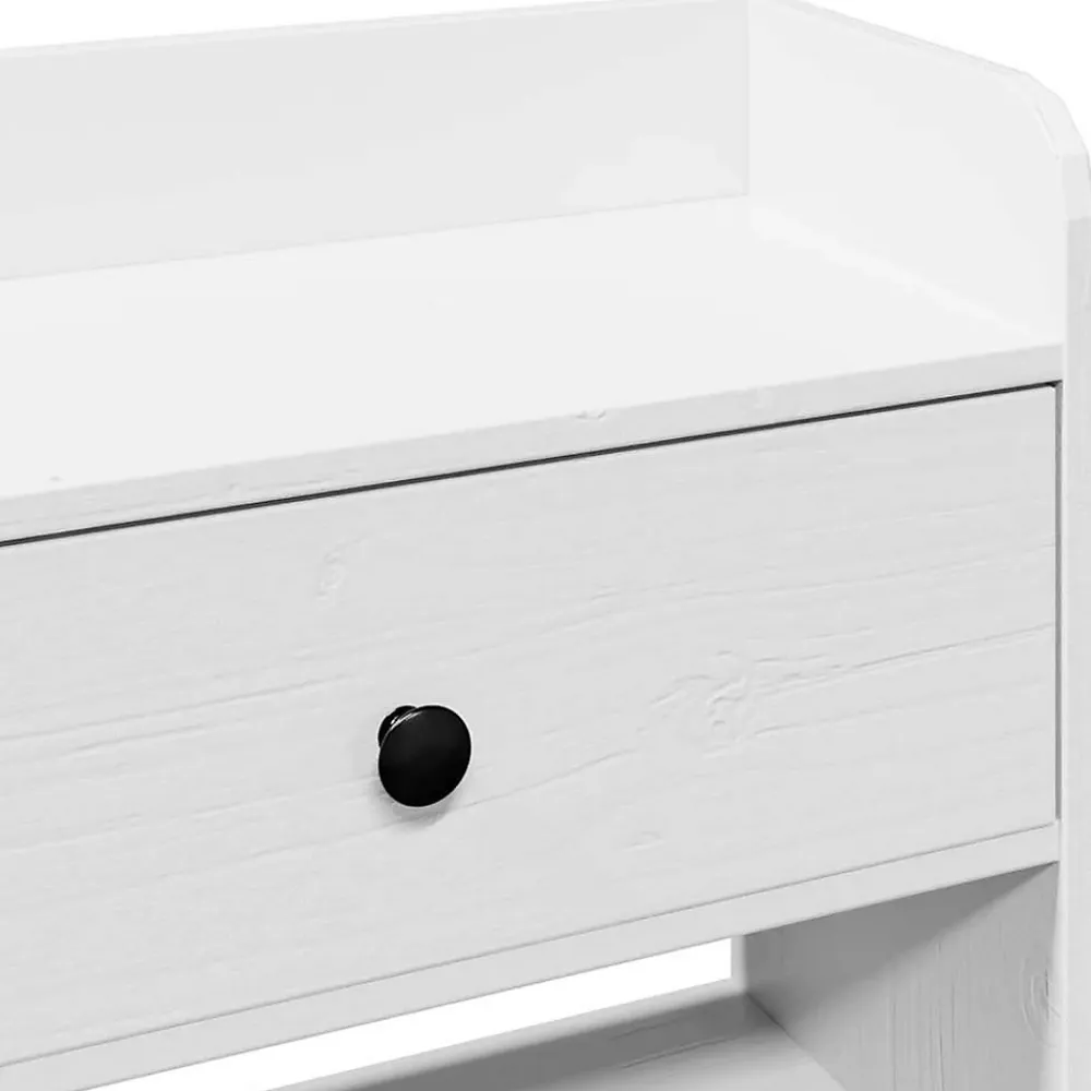 Vidaxl Tête de lit avec rangement blanc 150 cm bois massif de pin* Tête De Lit