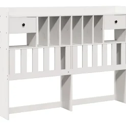 Vidaxl Tête de lit avec rangement blanc 150 cm bois massif de pin* Tête De Lit