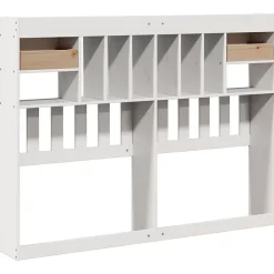 Vidaxl Tête de lit avec rangement blanc 150 cm bois massif de pin* Tête De Lit