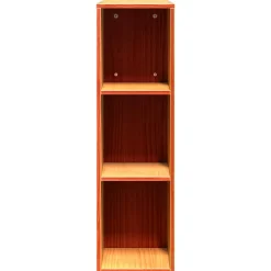 Tête de lit avec rangement cire marron 150cm bois massif de pin><noscript><img width=