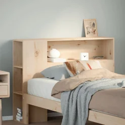 Tête de lit avec rangement 100 cm bois massif de pin>Vidaxl Outlet