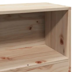 Tête de lit avec rangement 100 cm bois massif de pin><noscript><img width=