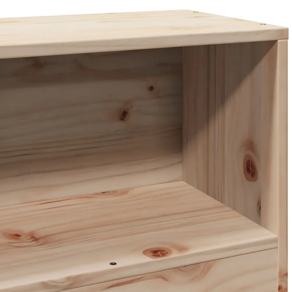 Tête de lit avec rangement 100 cm bois massif de pin>Vidaxl Outlet